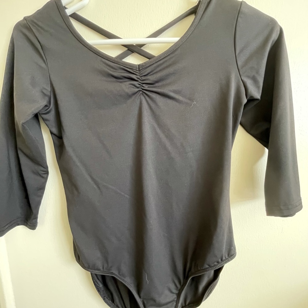 Danskin Now Girls black leotard